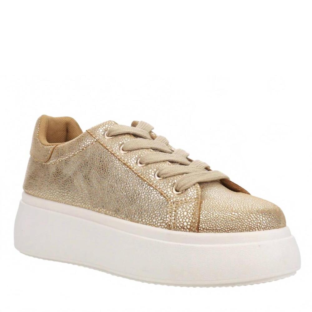 NEW CHINESE LAUNDRY women's record metallic platform sneaker in metallic